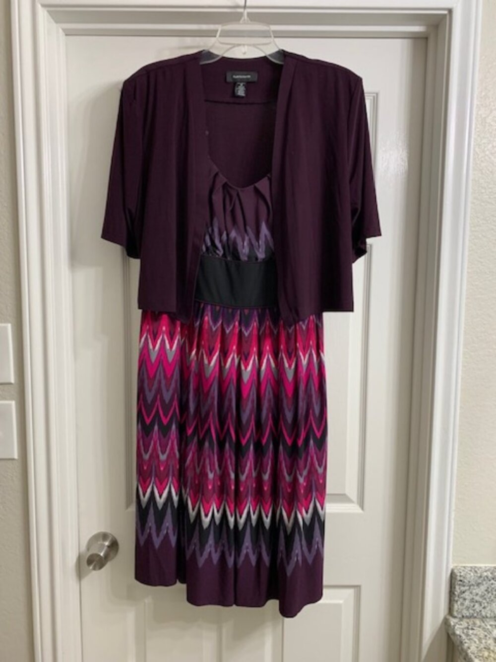 R&M Richards Brand Women's Dress and Jacket Set, Size 18